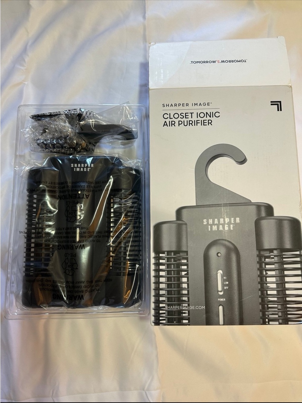 Sharper Image Hanging Closet Ionic Air Purifier NIB - Picture 6 of 8